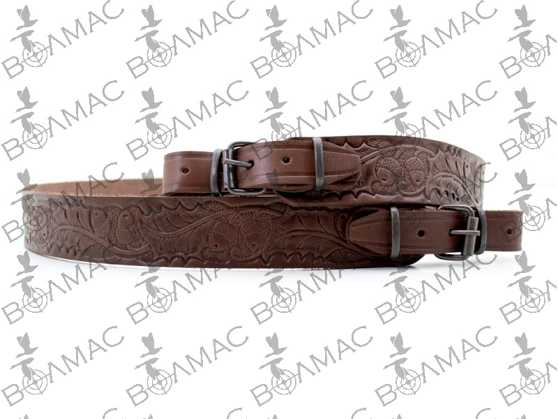 Genuine Leather Rifle Shotgun Ammo Sling Hunting Shoulder Strap. Made ...