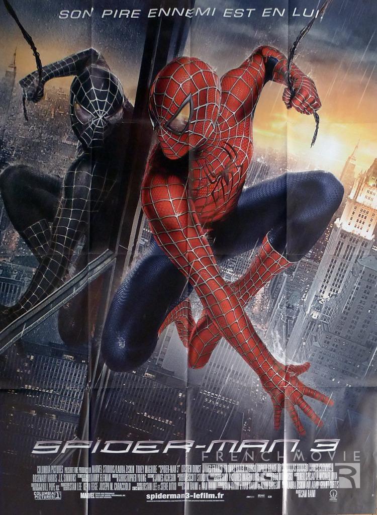 SPIDER MAN 3 - STYLE A - SAM RAIMI - ORIGINAL LARGE FRENCH MOVIE POSTER |  eBay