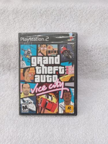 Grand Theft Auto Vice City GTA New PlayStation 2 PS2 1st Print ...