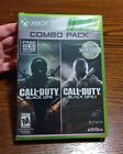 Call of Duty Black Ops 1 & 2 II Combo Pack for Xbox 360 NEW SEALED See Pics/Desc