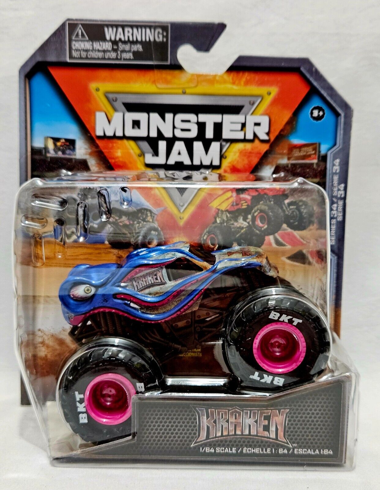 2024 MONSTER JAM - KRAKEN - MONSTER TRUCK 1:64 SERIES 34 | eBay