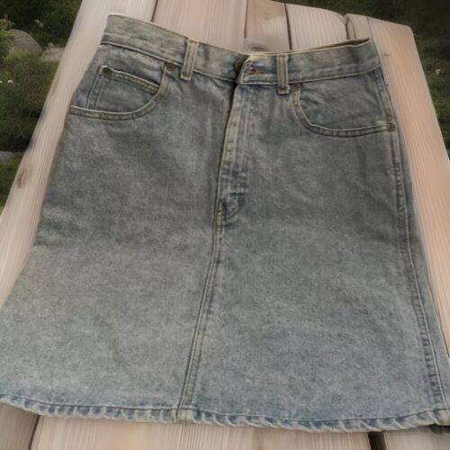 Vintage 1980's Sasson acid wash Jean Skirt