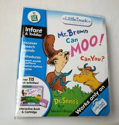 Leap Frog Little Touch Library Mr. Brown Can Moo LeapPad Book and ...