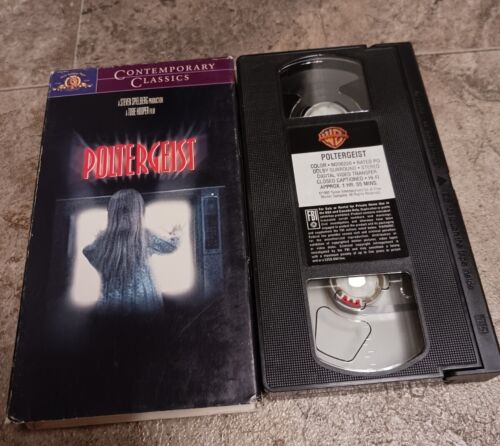 1982 Vintage Poltergeist Horror Movie VHS Tape 1997 Release Tested ...