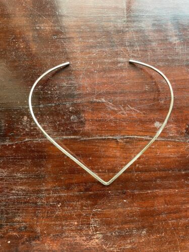 Sterling Silver TAXCO MEXICO Vintage STIFF COLLAR 