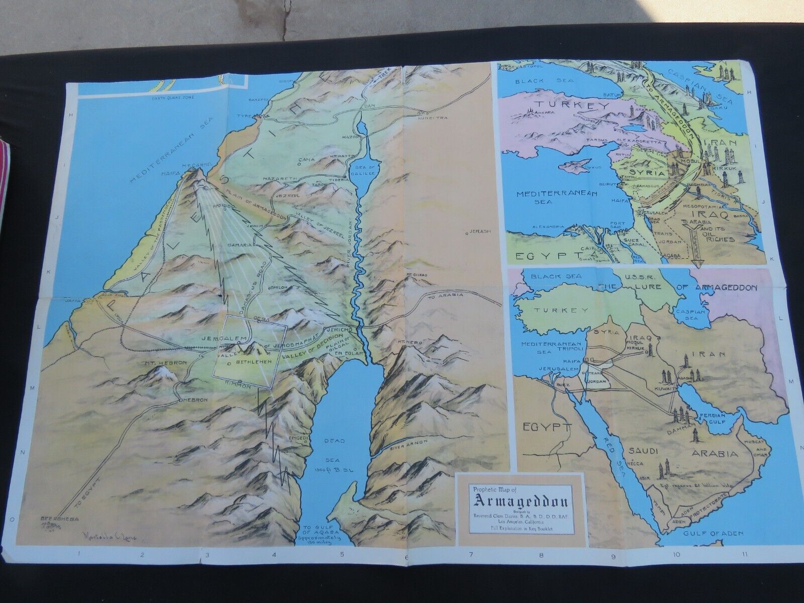 Armageddon Bible Map