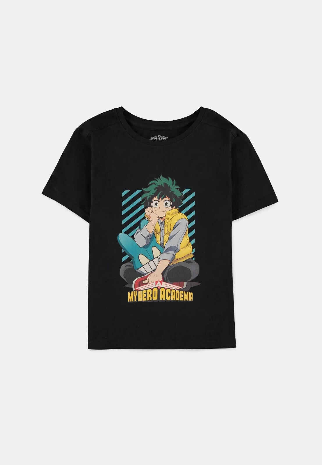 My Hero Academia Kids T Shirt Izuku Midoriya New Black | eBay