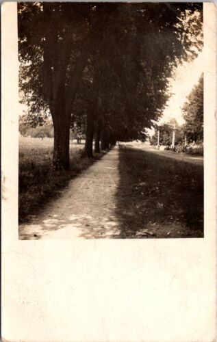 Postcard OH New London, Ohio; Street Scene, Sidewalk RPPC Real Photo T1 ...