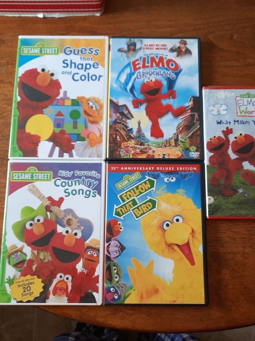 Sesame Street- DVD set Elmo and Big Bird, | Grelly USA