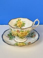 Vintage Royal Albert Yellow Tea Rose Teacup & Saucer ~England ~Bone China