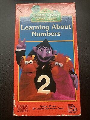 Sesame Street - Learning About Numbers (VHS, 1996) 74645127538 | eBay