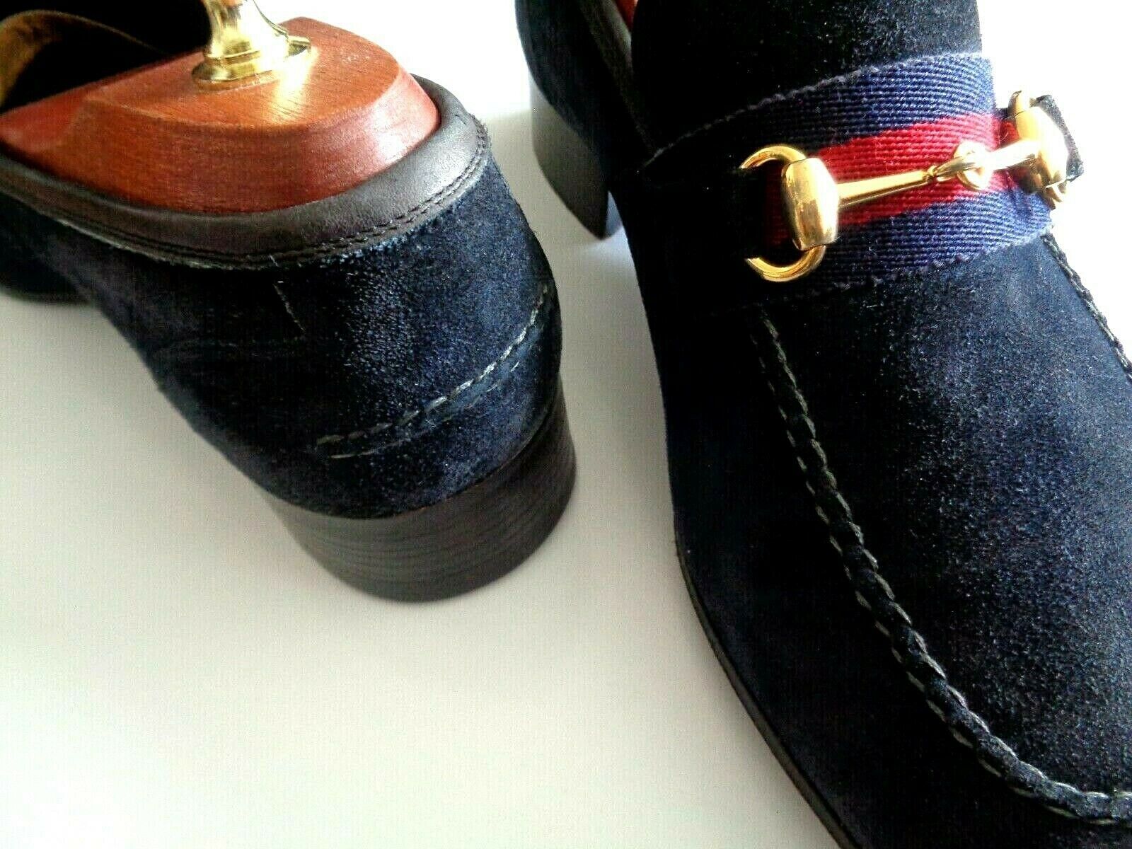 NWTB GUCCI SUEDE SHOES HANDMADE IN ITALY  SALE - image 2