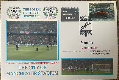 Manchester City v Leicester City 2003 Dawn First Day Cover | eBay