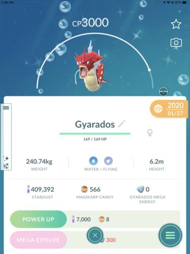 Pokemon Go Shiny Gyarados 😍 | eBay