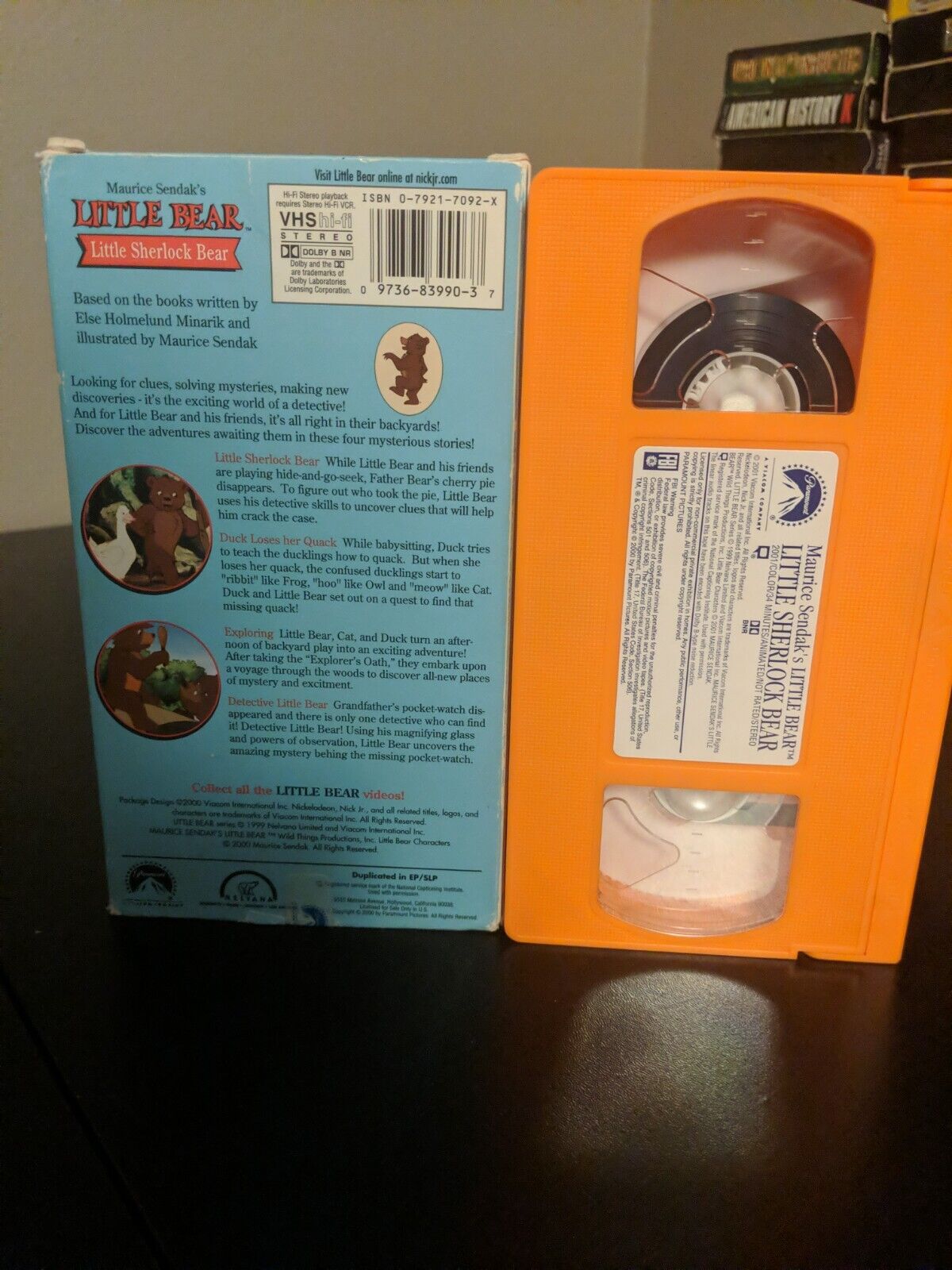 Little Bear - Little Sherlock Bear (VHS, 2001) Nick Jr VTG *BUY 2 GET 1 ...