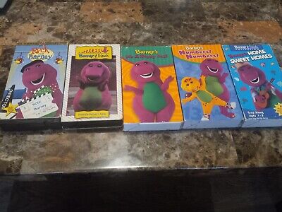 Barney VHS Lot 5x Barney’s Down On The Farm And More . Used Lot. | eBay