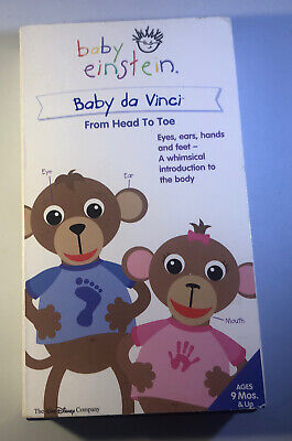 BABY EINSTEIN:BABY DA VINCI(VHS 2004)VERY VERY RARE VINTAGE COLLECTIBLE ...