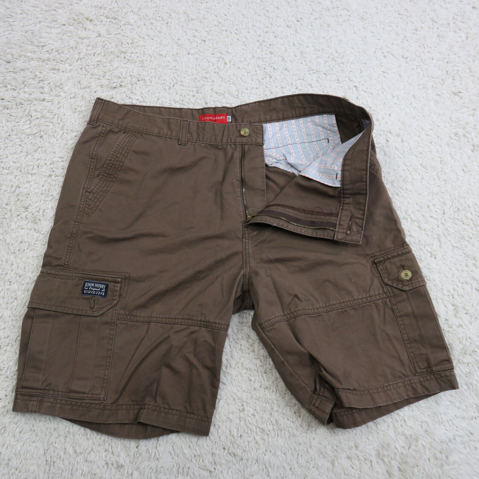 John Henry Cargo Shorts Mens 40 Brown Casual Outd… - image 11