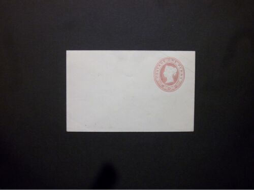 Gb Postal Stationery Post Office Issue 1860 Qv 1d Pink Envelope Size A 