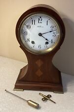 Seth Thomas Balloon Clock Inlaid 48R-WORKING, Key & Pendulum (221)