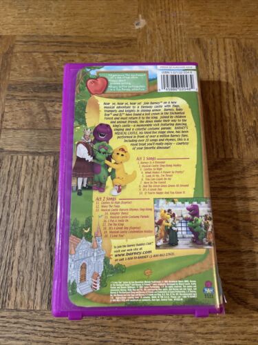 Barney Musical Castle VHS-RARE-SHIP N 24 HOURS 45986020482 | eBay