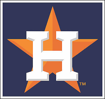 Houston Astros MLB Baseball bumper sticker, wall decor, vinyl decal, 5 ...