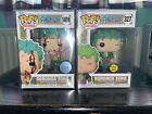 Funko Pop! One Piece Bundle! Roronoa Zoro #1496 & Zoro #327 Glow in the dark