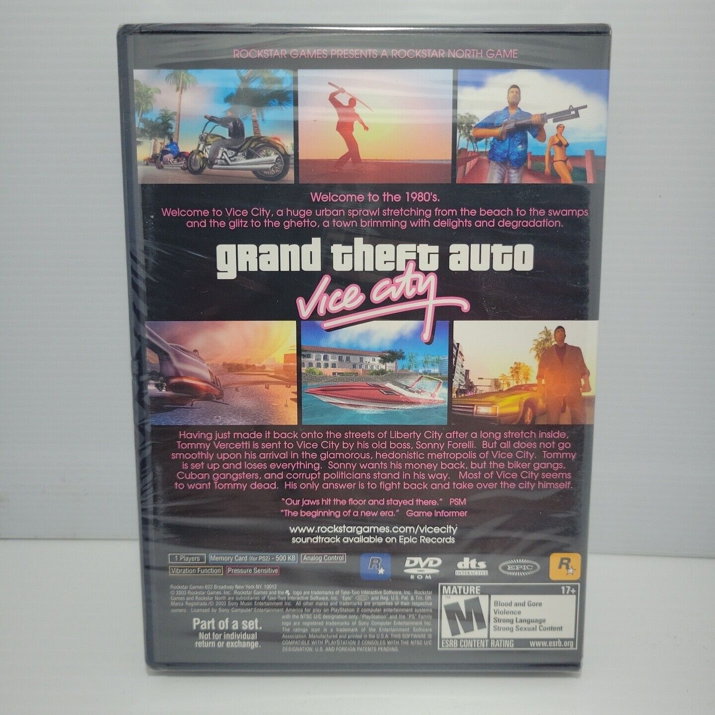 Grand Theft Auto: Vice City (Sony PlayStation 2, 2002) for sale online ...