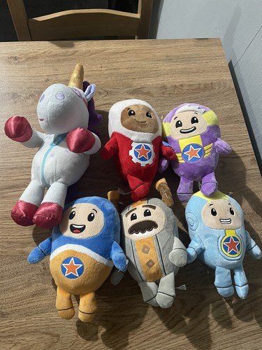 Go Jetters Soft Toy Plush Character Set Ubercorn Lars Kyan Foz Xuli ...