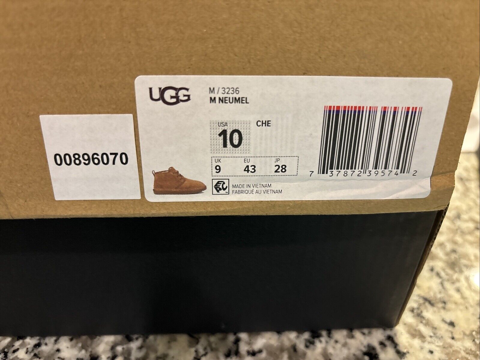 UGG Australia Men's Neumel Brown Suede Size 10 La… - image 3