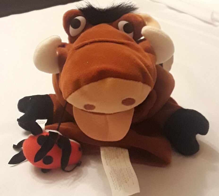 Disney Lion King Pumba HAND PUPPET PUMBAA 10