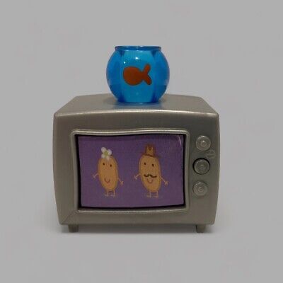 Peppa Pig Mr Potato Light Up TV W/ Goldie Goldfish Tank. Good Condition ...