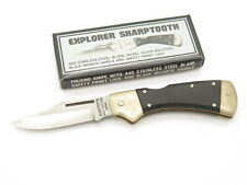 Vtg '80s Explorer Sharptooth Imai Seki Japan Folding Lockback Knife (Unfinished)