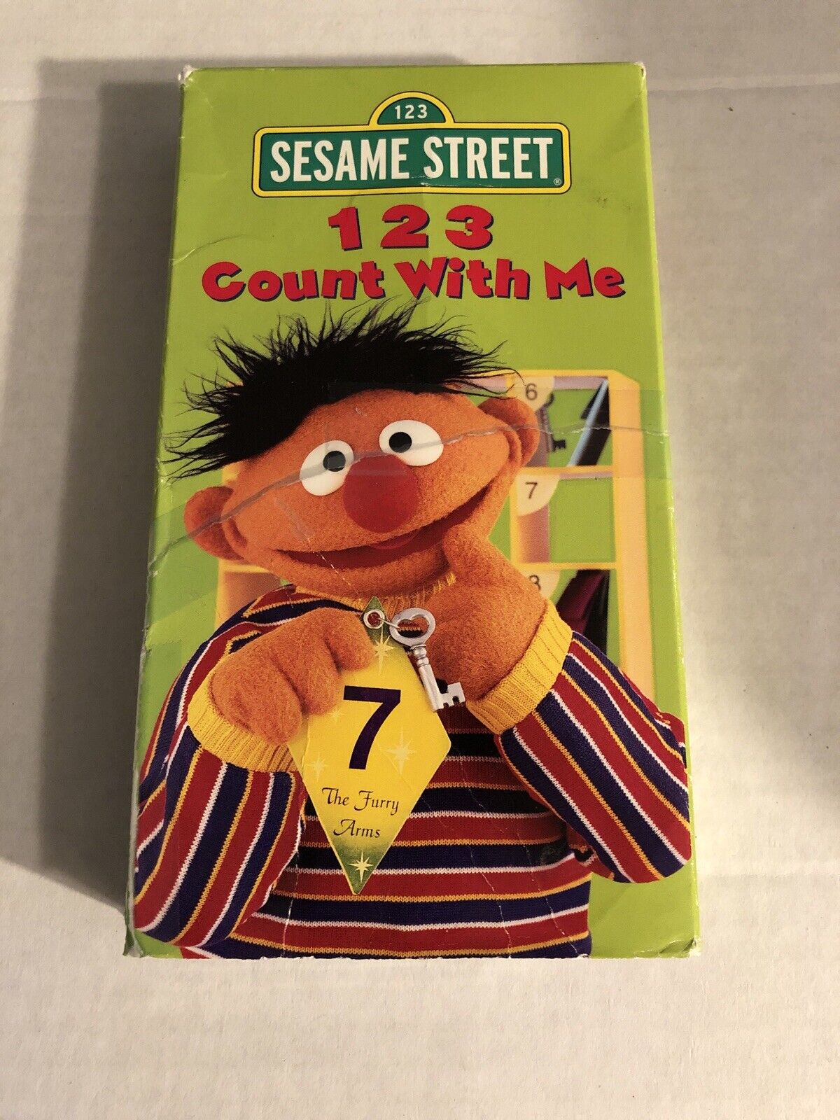 Sesame Street 1 2 3 Count With Me VHS Ernie | Grelly USA image.