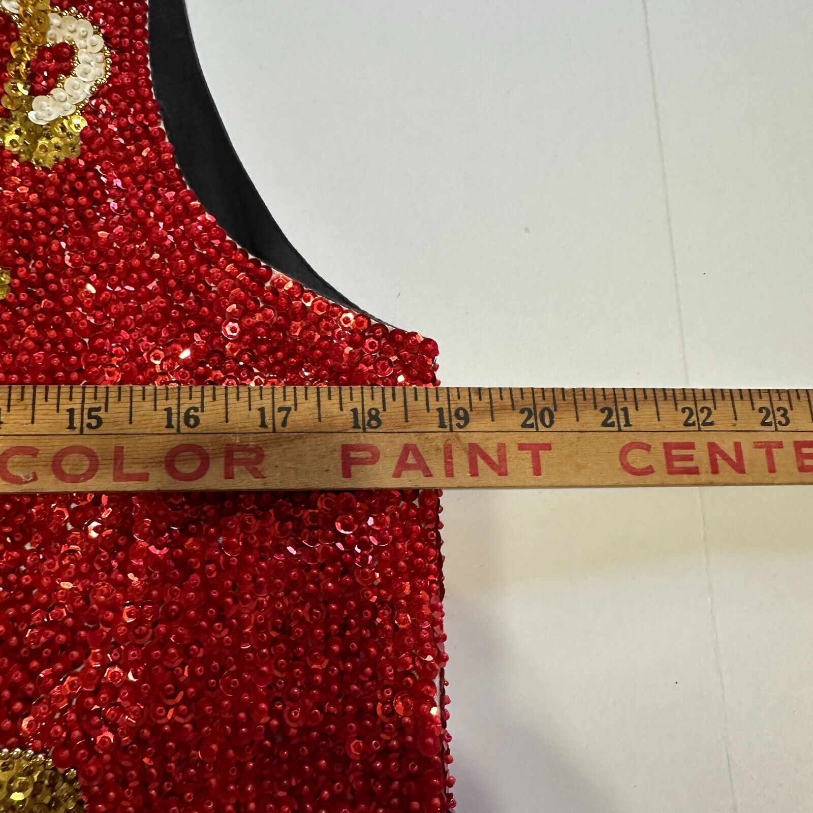 Vintage Fashion Fantasy Red Sequin Vest Valentine… - image 9