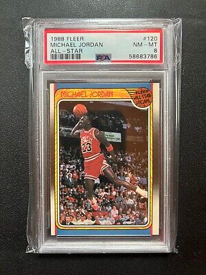 1988 Fleer Michael Jordan ALL-STAR PSA 8 | eBay