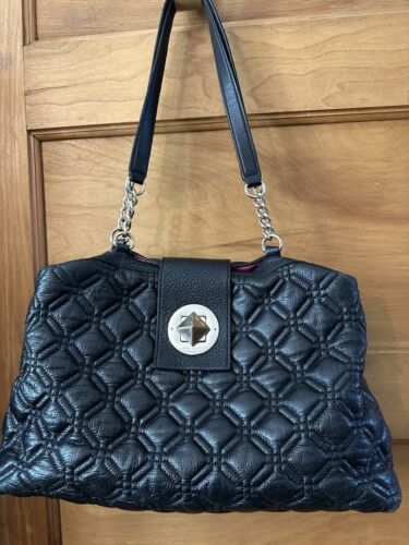 KATE SPADE Purse ASTOR COURT Elana Quilted  BLACK 