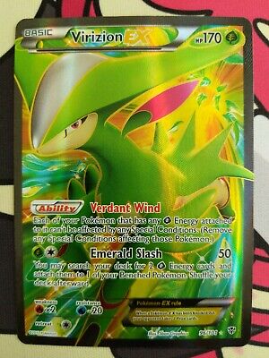 Virizion EX Full Art 96/101 Plasma Blast Pokemon NM Ultra Rare | eBay