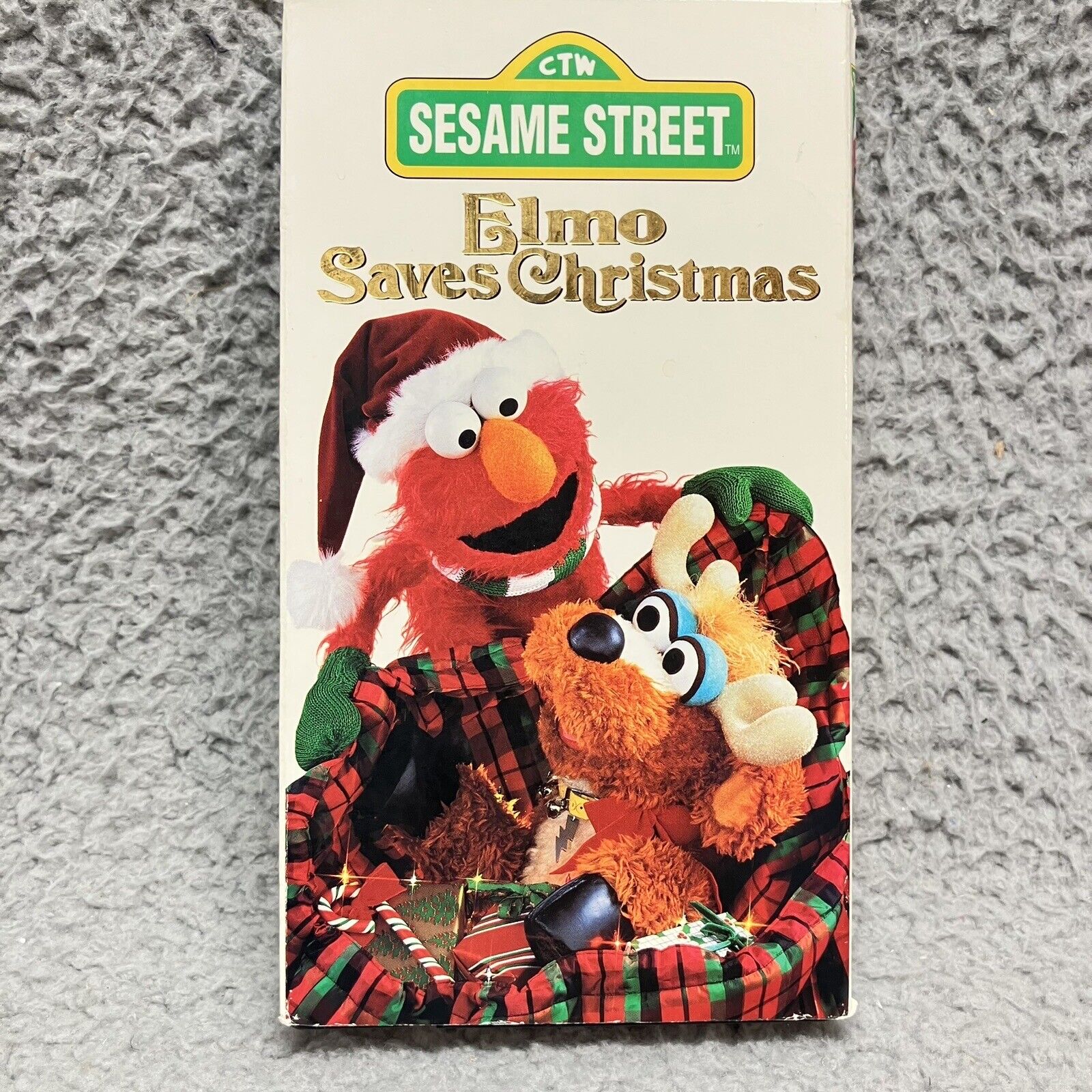 Sesame Street Lot The Best of Elmo & Elmo Saves Christmas VHS Video ...