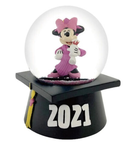 Disney's Minnie Mouse Musical Snow Globe - Graduation 2021 | eBay