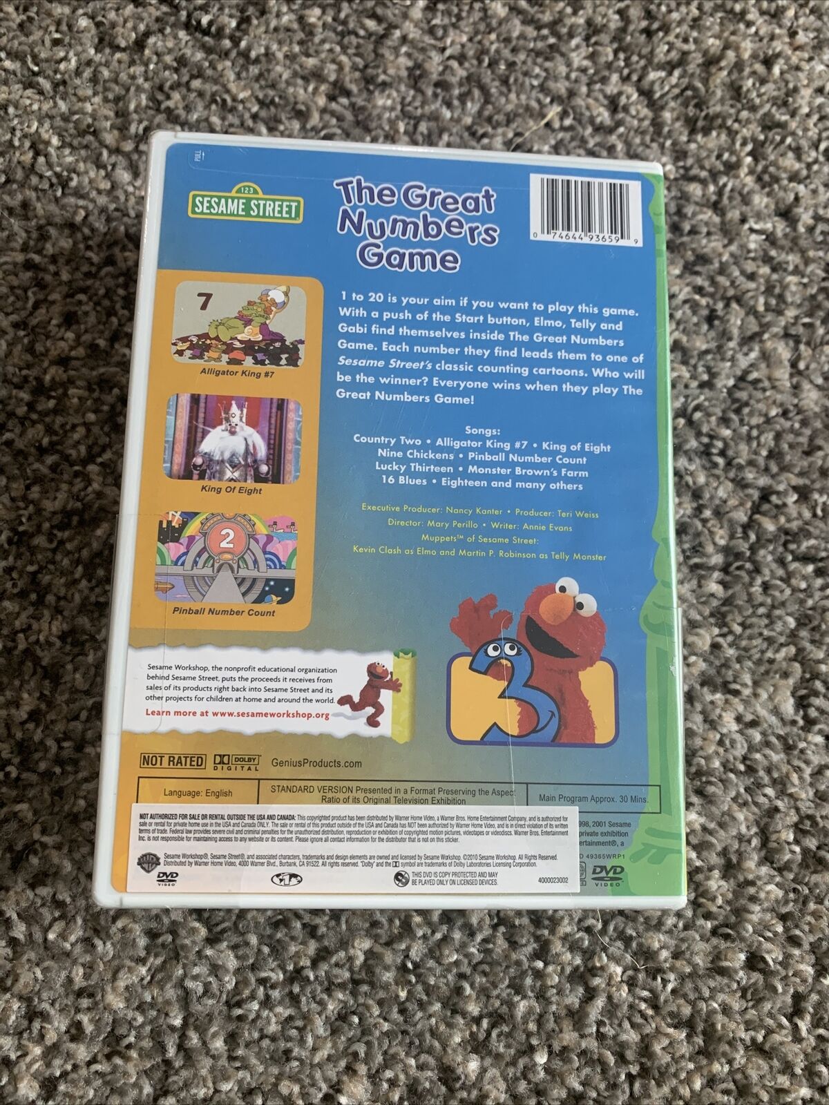 3 Sesame Street DVD Set NEW- Elmos Sing | Grelly USA