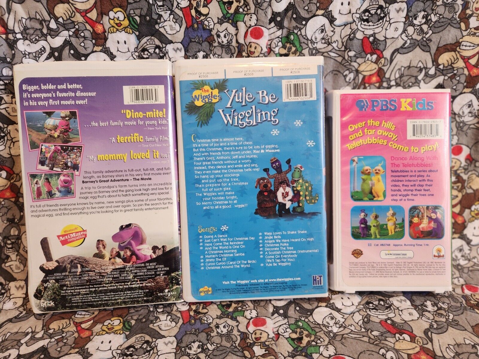 Kids VHS Lot of 5: Barney, Wiggles, and | Grelly USA