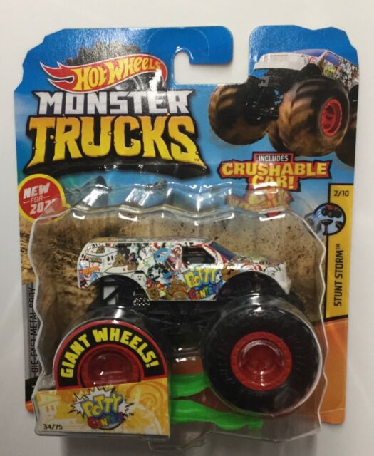 Hot Wheels Monster Truck Potty Central 1/64 Truck Giant Wheels | eBay