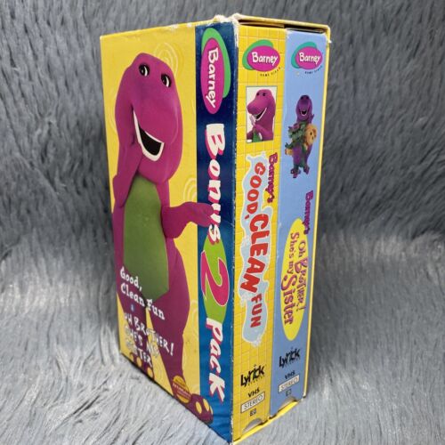 Barney - Barneys Good, Clean Fun/ Oh Brother Shes My Sister VHS 1998 2 ...