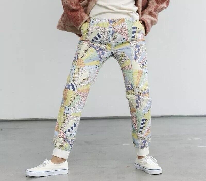 Carleen Quilted Sweatpants in Cheater Fan Print - image 5