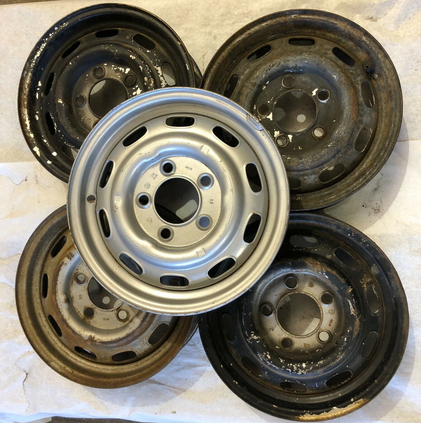 Porsche 912 912 Date Matched wheels 3/66 KPZ | eBay