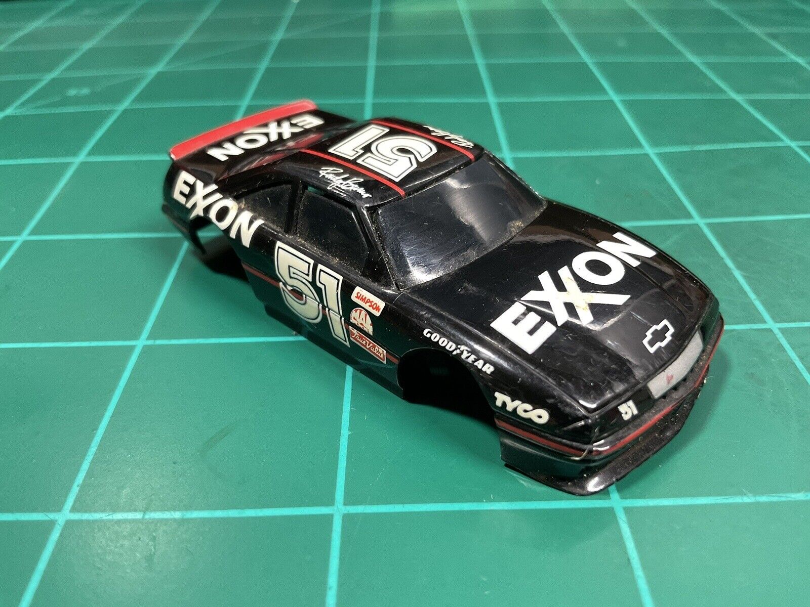 VINTAGE SLOT CAR NASCAR EXXON 51 BODY | eBay