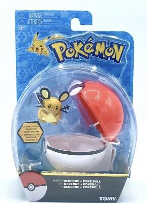 Pokemon DEDENNE Tomy Action Figure Figurine with Clip Carry Poke Ball ...