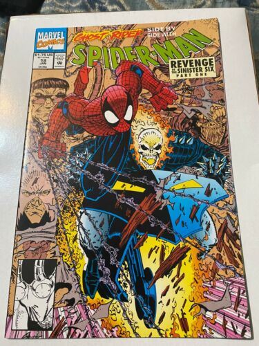 Marvel Spiderman #18 Enero 92 La Venganza de los Siniestros Seis Pt Uno  Casi Nuevo Alto Grado | eBay