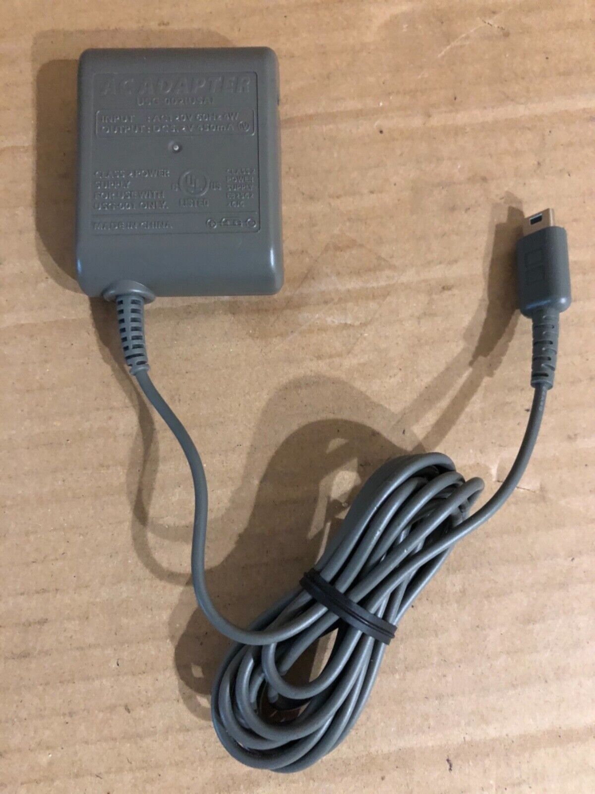 Genuine Original Nintendo DS AC Power Adapter Charger USG-002 Grey OEM Used  | eBay